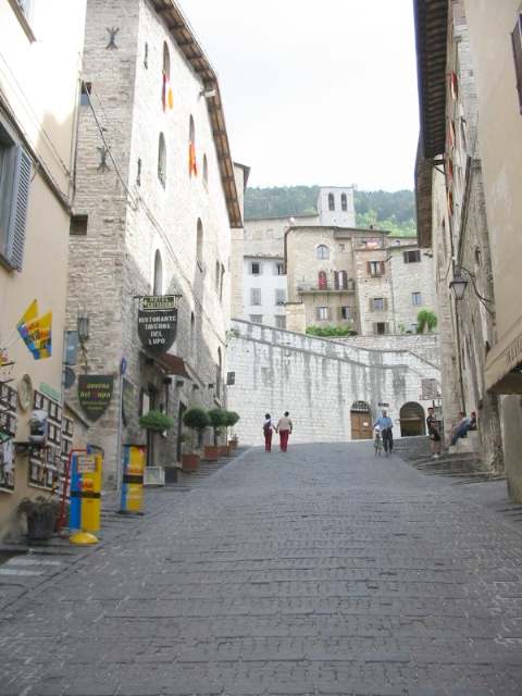 At the centre of Gubbio