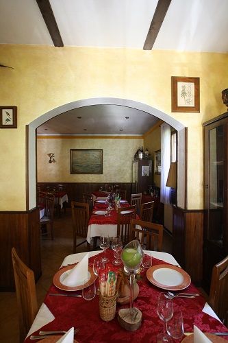 Una sala da pranzo